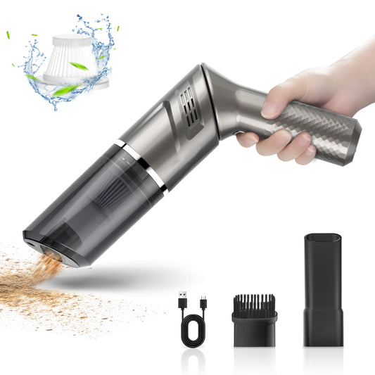 MZGO Car Vacuum Portable Cordless 120W/12kPa High Power Handheld Portable Handheld Vacuum Cordless Cleaner with Low Noise Wet and Dry Use Auto Vacuum Cleaner for Car Home Cleanning